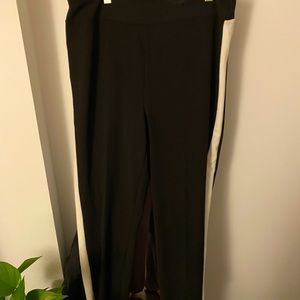 Love and Legend black pants white stripe